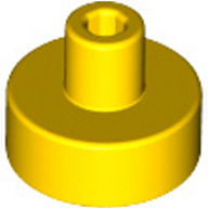 Lego destička kulatá 1x1 s čepem, žlutá (6232001)